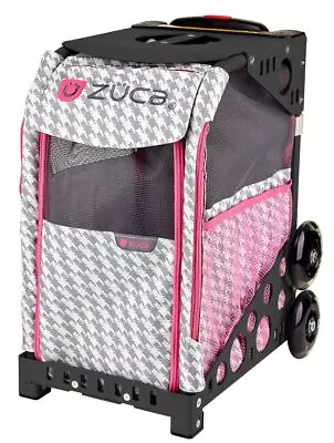 Zuca Pet Carrier - Houndstooth Pink • $179