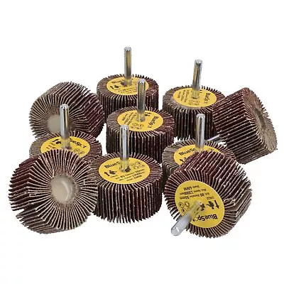 £11.75 • Buy 80 Grit 50mm Flap Wheel Disc Abrasive Sanding Pads For Drills 6mm Shank