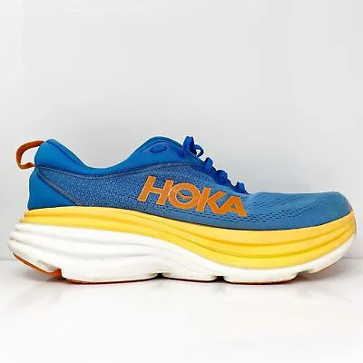 Hoka One One Mens Bondi 8 1127953 CSVO Blue Running Shoes Sneakers Size 13 2E • $71.24