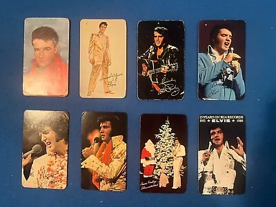 8 Vintage Elvis Presley Pocket Calendars Promotional RCA Victor 1965-1980 • $19.99