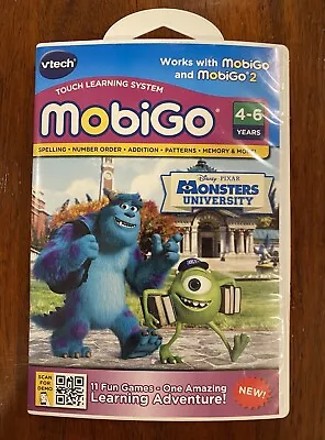 Vtech Mobigo And Mobigo 2 Touch Learning System Game Monsters University New 4-6 • $7.99