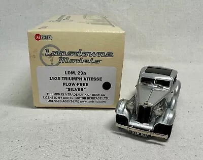 Lansdowne Models 1935 Triumph Vitesse Flow Free LDM29A 1/43 • £65