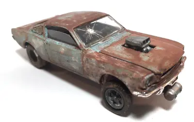 Drag Car 1966 Ford Mustang Weathered Rusty M2 Machines Barn Find 1/64 Auto • $55