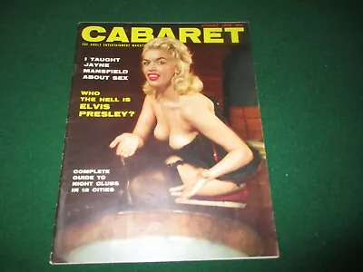 Cabaret August 1956 Jayne Mansfield Elvis Presley • $20