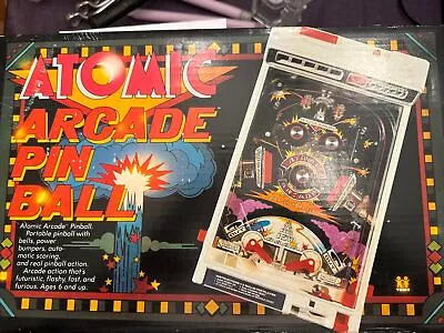 Vintage 1979 Tomy Atomic Arcade Tabletop Pinball Electronic Game W/ Box Japan • $11.50