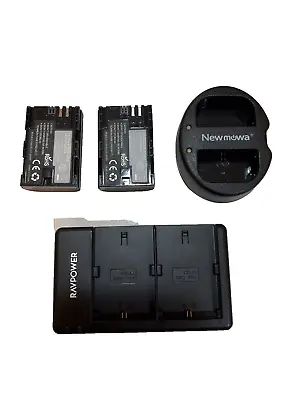 RAVPower/New Mowa Chargers With 2x CanonLP-E6 Battery Pack RP-BC003 • $45