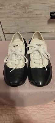 Authentic Miu Miu Rubber Dipped Sneaker Women's Size 7 • $159.99