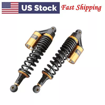 375mm 14.75  Rear Air Shocks Absorbers For Honda Suzuki Yamaha Kawasaki ATV UTV • $76.18