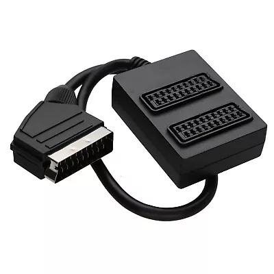 Scart Switch Box 2 Way Two Devices To One TV Display 0.5m 50cm • £8.39