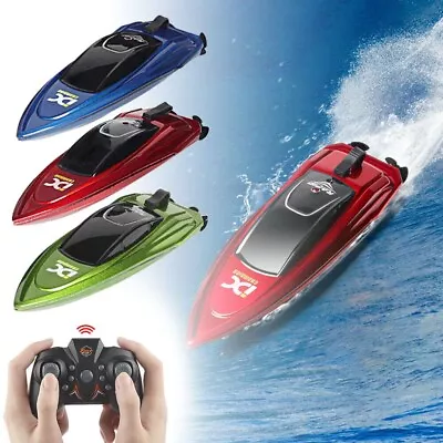 Hui Can 2.4GHz Mini Waterproof RC Blue Speed Boat (HT-805) • $20