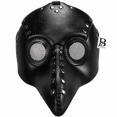 Steampunk Mask Men Plague Doctor Bird Masquerade Ball Long Nose Bird Halloween • $20.36