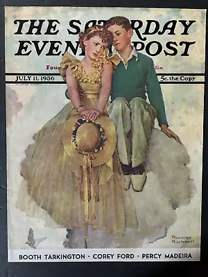 Norman Rockwell Saturday Evening Post Original Magazine Cover July 111936 • $19.99