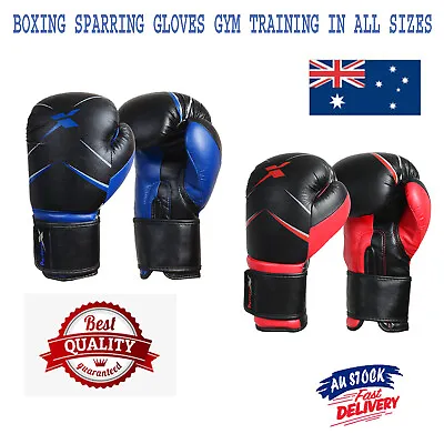 Boxing Sparring Gloves UFC MMA Focus Pads Fighter Training Speed Punch Bag Gym • $26.55