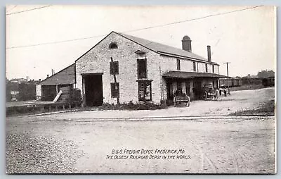 Frederick-Ellicott City Maryland~B&O Railroad Freight Depot~Oldest In The World • $13