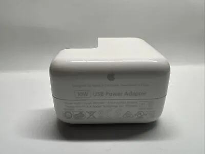£4.99 • Buy Genuine/Official Apple 10W Mains Charger Power Adaptor Block IPad Pro 9.7 Air 4