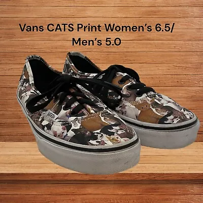 Vans ASPCA 150 50th Anniversary Authentic Shoes (Cats) US 5 M/ 6.5 Women’s • $26.99