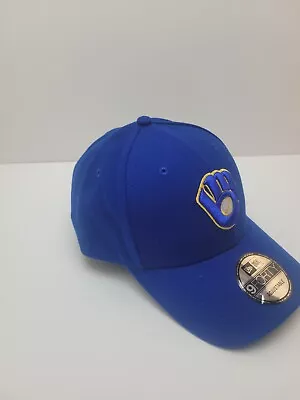 Milwaukee Brewers New Era 9TWENTY Adjustable Strapback Hat Cap Royal Blue OSFA • $18.50