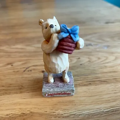 Classic Pooh A8095 Congratulations Figurine Border Fine Arts - No Box • $14.91