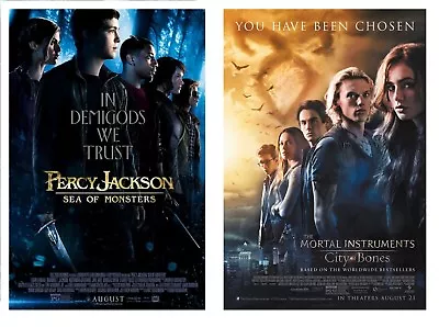 HUGE Original PERCY JACKSON MORTAL INSTRUMENTS 48 X70   D/S Bus Shelter Poster • $29.69