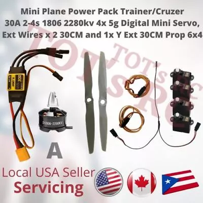 Mini Scratch Build Kit 30A ESC 3s-4s ESC | DS-s002 5g Micro Servo Digital W/prop • $49.99