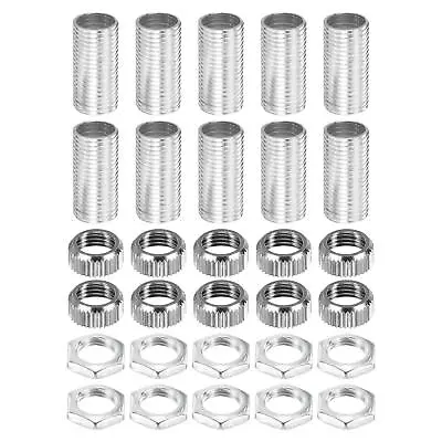 10pcs G4 Lamp Hardware Fixtures Kit M10 Thread Lamp Pipe Hex Nut Socket Cap • £9.60