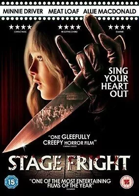 Stage Fright Allie Macdonald Minnie Driver Meatloaf Metrodome Uk Dvd New • £3.35