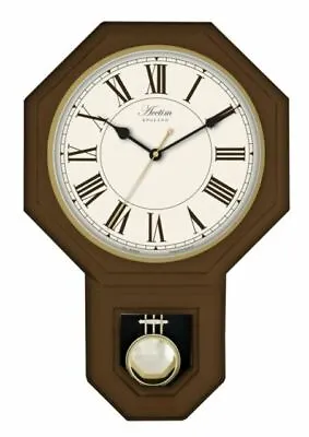 £31 • Buy Acctim Pendulum Radio Control Wall Clock Yarnton Wood Effect 76086