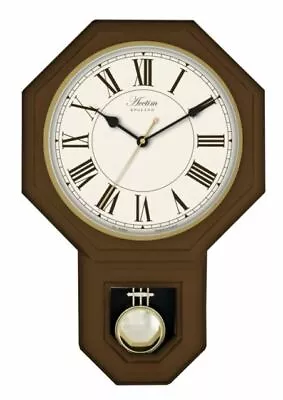 £31 • Buy Acctim Pendulum Radio Control Wall Clock Yarnton Wood Effect 76086