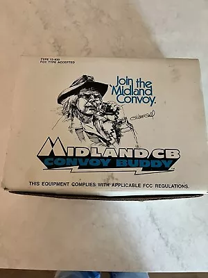 Vintage Midland 13-830 CB Radio Convoy Buddy W/ Original Box C.W. McCall • $25