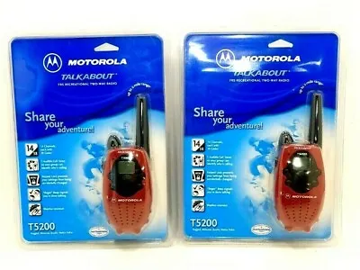 T5200 Motorola Tolkabout Frs Recreational Two-way Radio New • $52.99