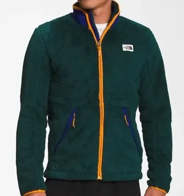 The North Face Men's Ponderosa Green Campshire Full Zip Fleece Jacket Medium • $44.99