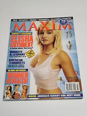 Maxim March 2004 #75 Magazine Elisha Cuthbert Hometown Hotties  • $5