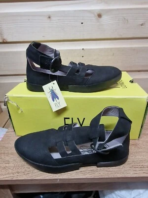 £15 • Buy Fly London Womens Leather Sandals Size Uk 3.5 Euro 36 Brand New