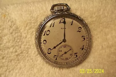 Vintage  Elgin  Size 12  Pocket Watch 1932 • $29.99