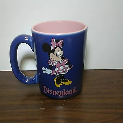 Disneyland Minnie Mouse Purple With Pink  Ceramic Coffee Tea Mug Cup 14oz • $7