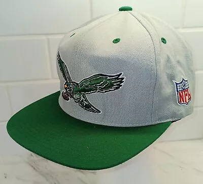 Mitchell And Ness NFL Vintage Collection Philadelphia Eagles Snapback Hat Gray • $12.99