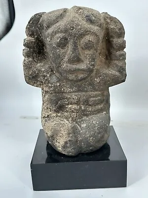 Maya Basalt Carving Pre Columbian Stone Figure Hacha Statue • $725
