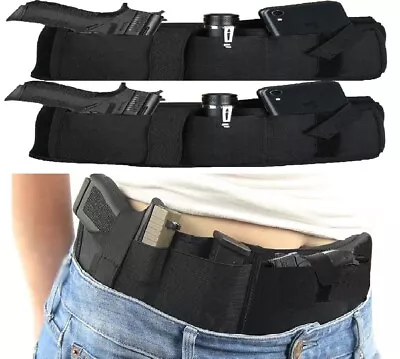 2 Pack Belly Band Gun Holster For Concealed Carry Men WomenLeft/Right Hand Guns • $18.95