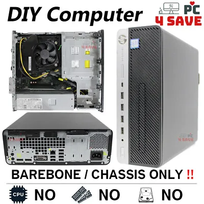 Barebones Chassis - HP ProDesk 600 G3 SFF Desktop (Intel Core I5 I7 7th Gen) DIY • $35