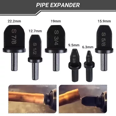 6x Swaging Tool Drill Bit Set Air Conditioner Copper Pipe Flaring Tube Expander • $8.90