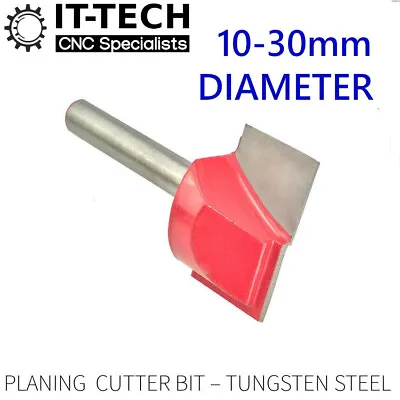 Surface Planing Router Bottom Cleaning Cutter Bit Tungsten Steel 6mm Shank • £4.49