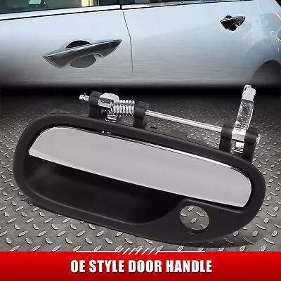 For 00-03 Volvo S40 V40 Black Chrome Front Left Dirver Side Door Pull Handle • $23.72