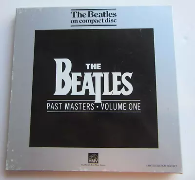 The Beatles On CD HMV  Limited Box Set ''Past Masters Vol One'' + Badge Book. • $100