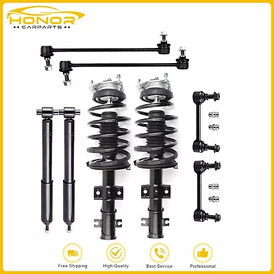 Complete Front Rear Shocks For VOLVO S60 S80 FWD Struts Sway Bar Suspension Kit • $220.84