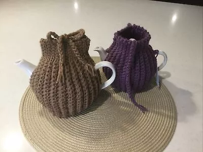 EXTRA THICK.. 3 Cup Tea Pot Cosy Hand Crochet So Easy To Top Up With Hot Water • $20