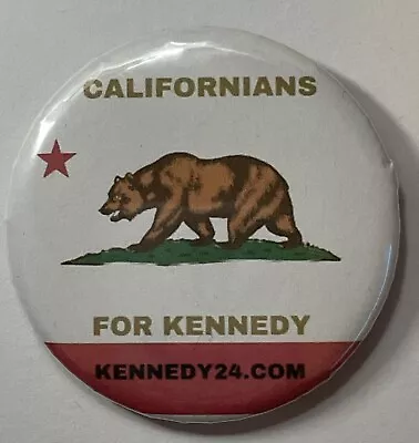  Pack Of 3  Californians For Kennedy  Robert F Kennedy Jr Campaign Buttons 2024 • $10