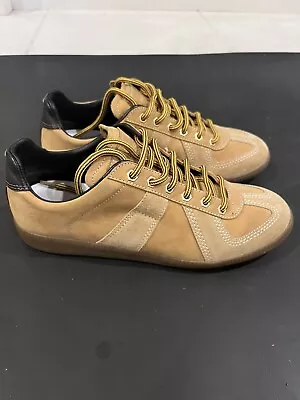 Maison Martin Margiela GAT Replica Sneaker Tan Beige Suede “Union” US8 IT41 • $200