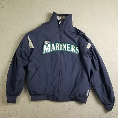 Majestic Seattle Mariners Therma Base Authentic MLB Jacket Youth Medium Coat • $39.88