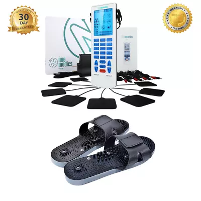 Tens Ems Unit Muscle Stimulator Pulse Massager Device Reflexology Slipper • $44.99