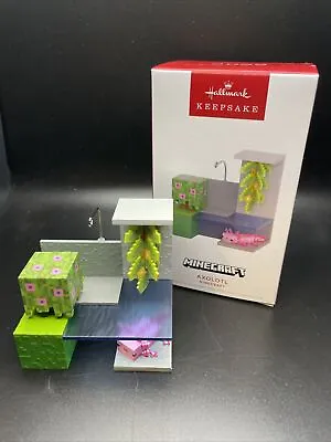 2022 Hallmark AXOLOTL Keepsake Minecraft Ornament • $19.99